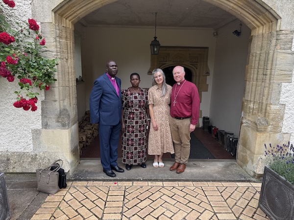 Bishop Kosea and Grace meeting Paul, Bishop of Southwell and Nottingham nd his wife Sarah